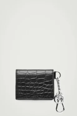 COS CROC-EFFECT LEATHER WALLET- Bags & Wallets