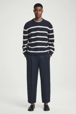 COS CROPPED BARREL-LEG PANTS- Pants