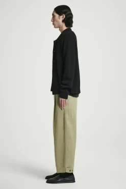 COS CROPPED BARREL-LEG PANTS- Pants