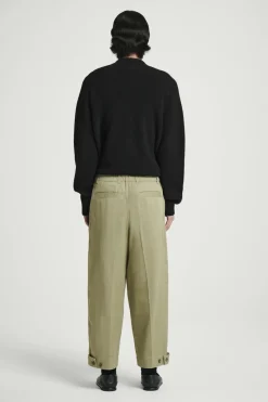 COS CROPPED BARREL-LEG PANTS- Pants