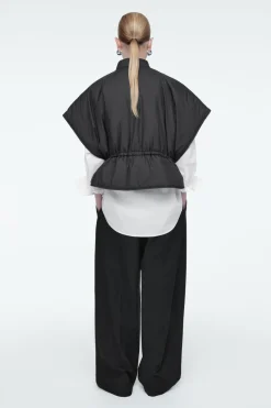 COS CROPPED PADDED HYBRID VEST-Women Capes & Hybrids | Coats & Jackets