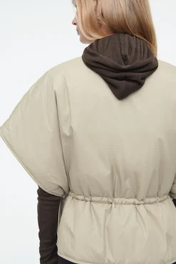 COS CROPPED PADDED HYBRID VEST-Women Capes & Hybrids | Coats & Jackets