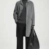 COS CROPPED WOOL-BLEND FLARED PANTS- Pants
