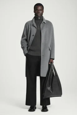 COS CROPPED WOOL-BLEND FLARED PANTS- Pants