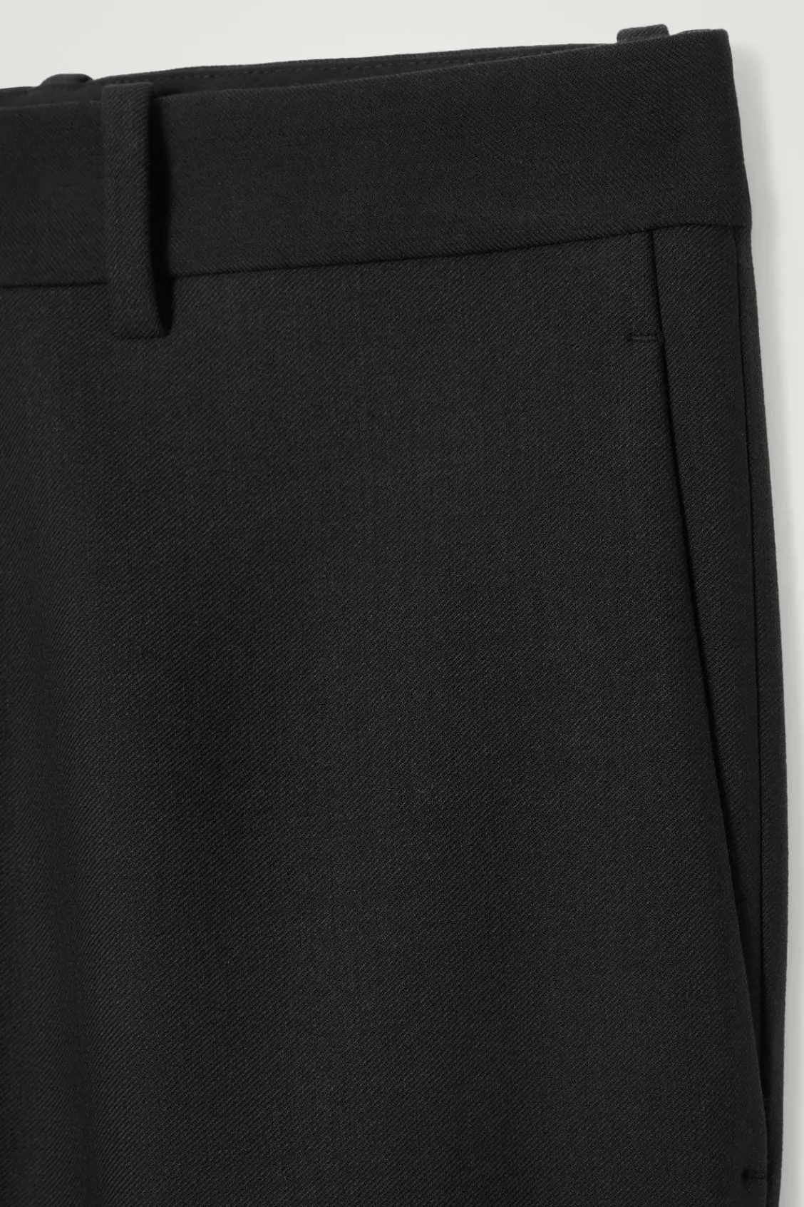 COS CROPPED WOOL-BLEND FLARED PANTS- Pants
