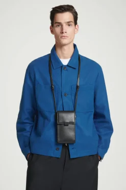 COS CROSSBODY PHONE POUCH - LEATHER- Bags & Wallets