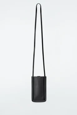 COS CROSSBODY PHONE POUCH - LEATHER-Women Bags