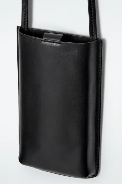 COS CROSSBODY PHONE POUCH - LEATHER-Women Bags