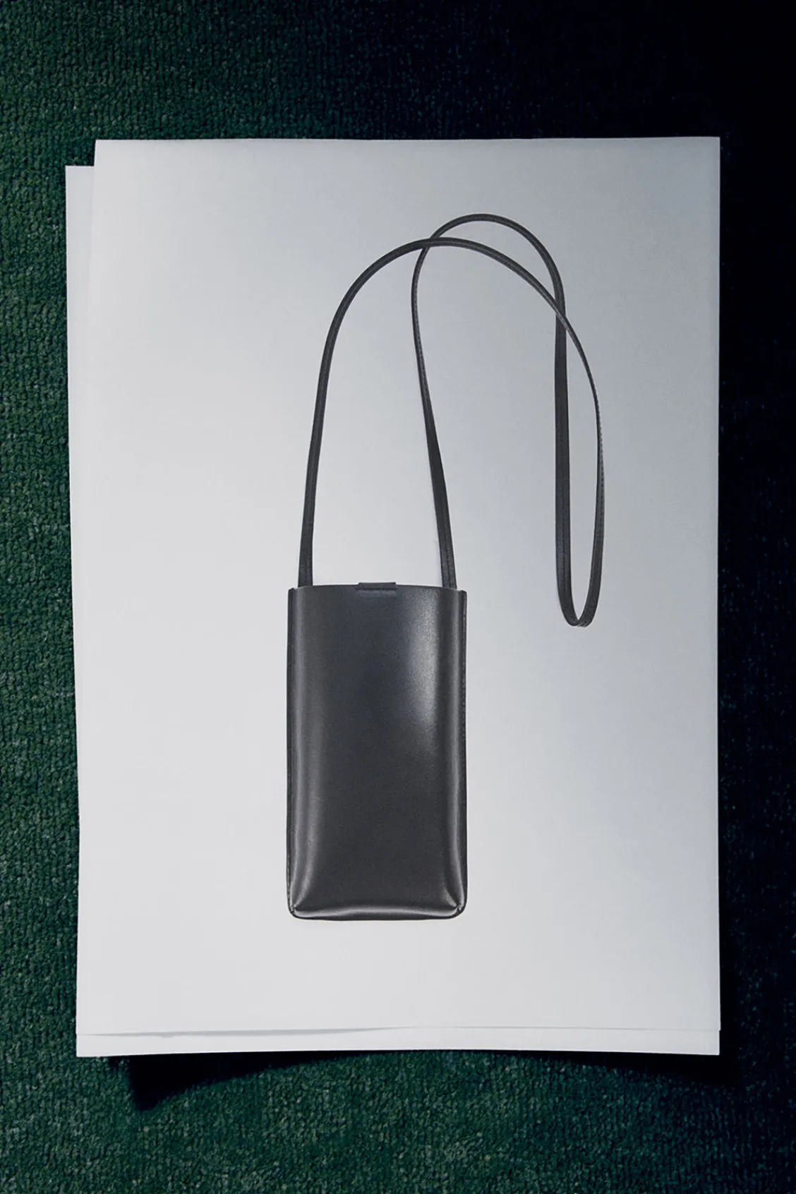 COS CROSSBODY PHONE POUCH - LEATHER-Women Bags
