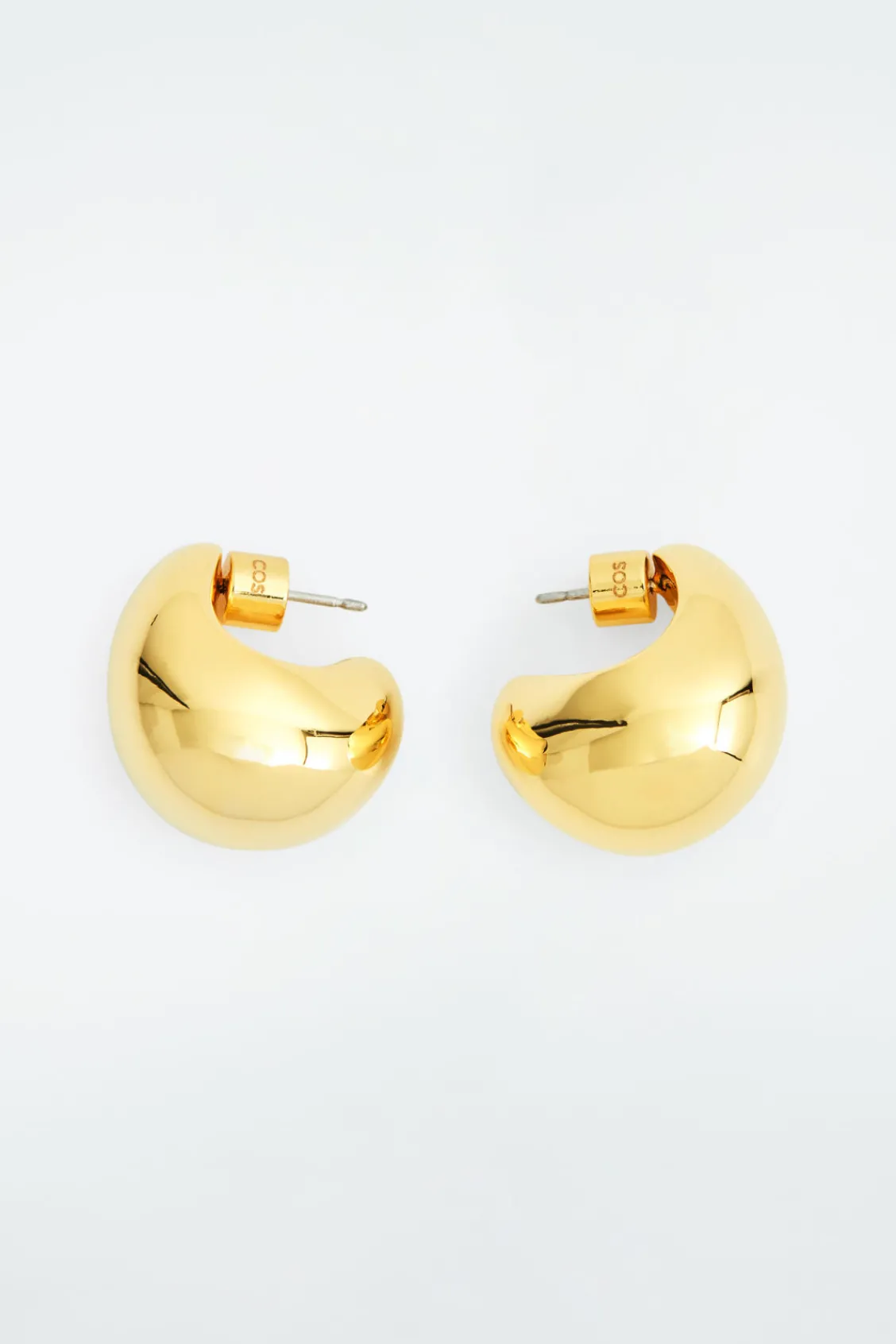 COS CURVED DOMED EARRINGS-Women Jewelry
