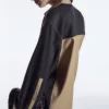 COS DECONSTRUCTED COLOR-BLOCK WOOL SHIRT-Women Shirts & Blouses | Tops