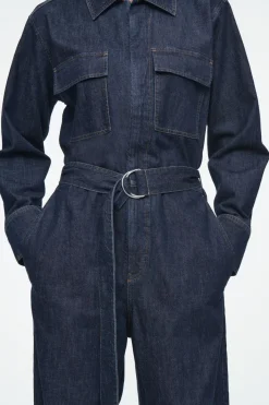COS DENIM BOILERSUIT-Women Dresses & Jumpsuits | Pants