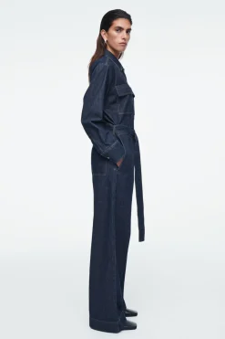 COS DENIM BOILERSUIT-Women Dresses & Jumpsuits | Pants