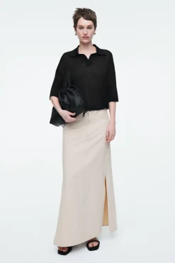 COS DENIM MAXI SKIRT-Women Skirts