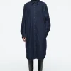 COS DENIM MIDI SHIRT DRESS-Women Dresses & Jumpsuits