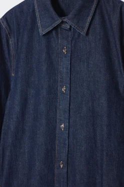 COS DENIM MIDI SHIRT DRESS-Women Dresses & Jumpsuits