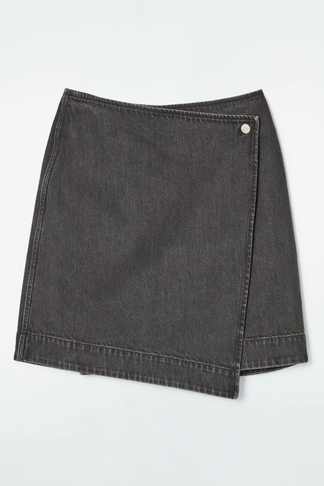 COS DENIM MINI WRAP SKIRT-Women Skirts