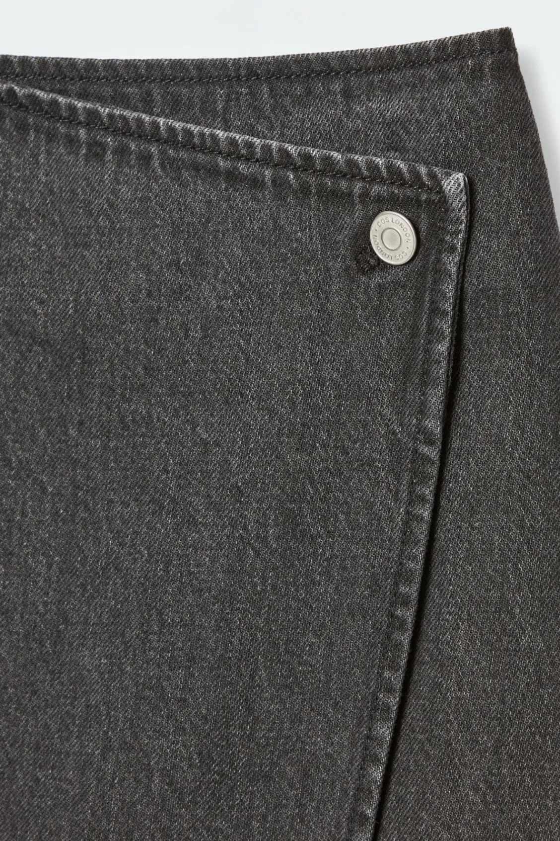 COS DENIM MINI WRAP SKIRT-Women Skirts
