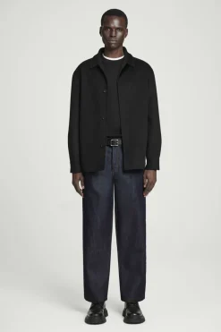 COS DOME RAW SELVEDGE STRAIGHT-LEG JEANS- Jeans | Pants