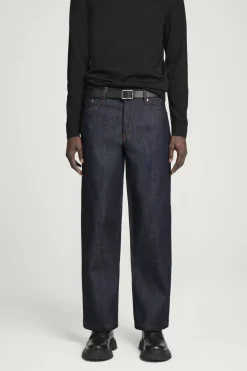 COS DOME RAW SELVEDGE STRAIGHT-LEG JEANS- Jeans | Pants