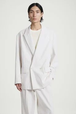 COS DOUBLE-BREASTED DENIM BLAZER - RELAXED- Coats & Jackets