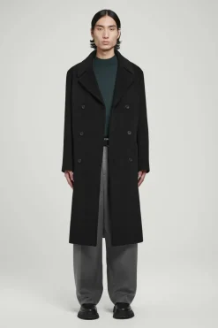 COS DOUBLE-BREASTED WOOL OVERCOAT- Coats & Jackets