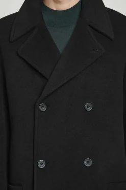 COS DOUBLE-BREASTED WOOL OVERCOAT- Coats & Jackets