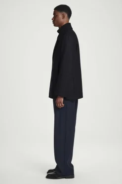 COS DOUBLE-BREASTED WOOL PEA COAT- Coats & Jackets