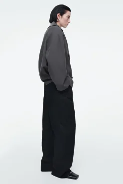 COS DOUBLE-BREASTED WOOL-BLEND JACKET-Women Coats & Jackets