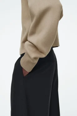 COS DOUBLE-FACED KNITTED JACKET-Women Tops | Coats & Jackets