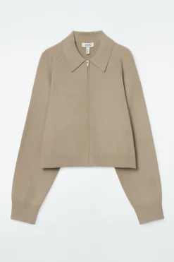 COS DOUBLE-FACED KNITTED JACKET-Women Tops | Coats & Jackets