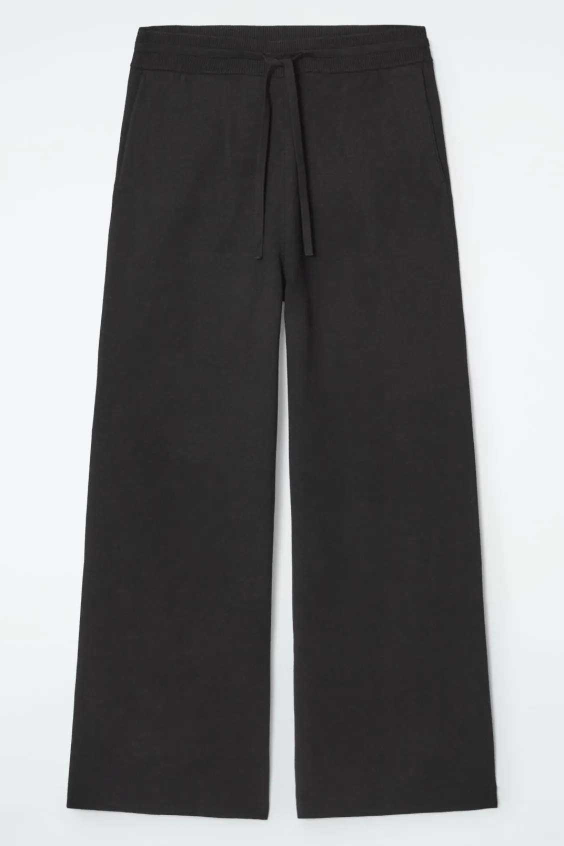 COS DOUBLE-FACED KNITTED JOGGERS-Women Pants | Sweaters & Cardigans
