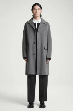 COS DOUBLE-FACED WOOL COAT- Coats & Jackets