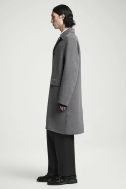 COS DOUBLE-FACED WOOL COAT- Coats & Jackets