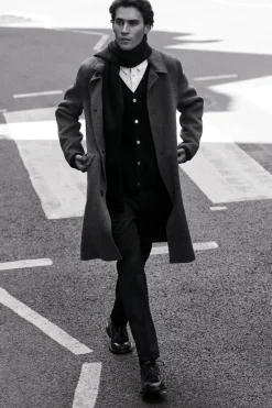 COS DOUBLE-FACED WOOL COAT- Coats & Jackets