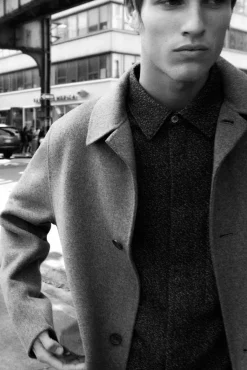 COS DOUBLE-FACED WOOL COAT- Coats & Jackets
