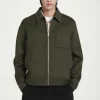 COS DOUBLE-FACED WOOL HARRINGTON JACKET- Coats & Jackets