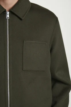 COS DOUBLE-FACED WOOL HARRINGTON JACKET- Coats & Jackets