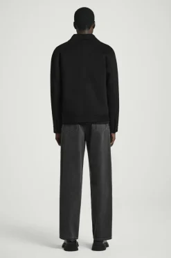 COS DOUBLE-FACED WOOL HARRINGTON JACKET- Coats & Jackets