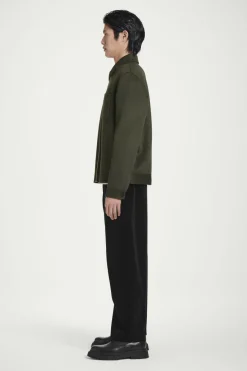 COS DOUBLE-FACED WOOL HARRINGTON JACKET- Coats & Jackets