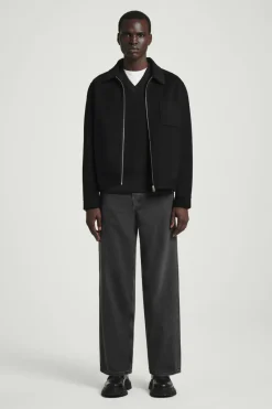 COS DOUBLE-FACED WOOL HARRINGTON JACKET- Coats & Jackets