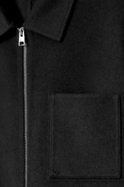 COS DOUBLE-FACED WOOL HARRINGTON JACKET- Coats & Jackets