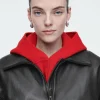 COS DOUBLE-FACED WOOL HYBRID HOOD-Women Hats & Scarves | Capes & Hybrids