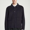 COS DOUBLE-FACED WOOL JACKET- Coats & Jackets