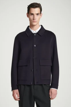 COS DOUBLE-FACED WOOL JACKET- Coats & Jackets