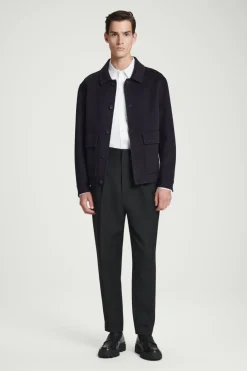 COS DOUBLE-FACED WOOL JACKET- Coats & Jackets