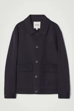 COS DOUBLE-FACED WOOL JACKET- Coats & Jackets