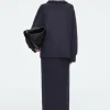 COS DOUBLE-FACED WOOL MAXI SKIRT-Women Skirts | Sweaters & Cardigans