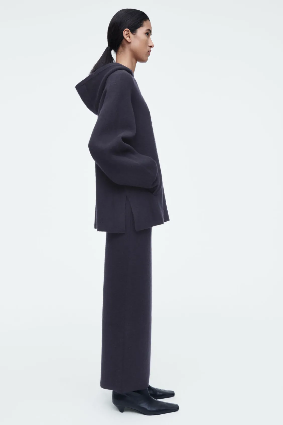 COS DOUBLE-FACED WOOL MAXI SKIRT-Women Skirts | Sweaters & Cardigans
