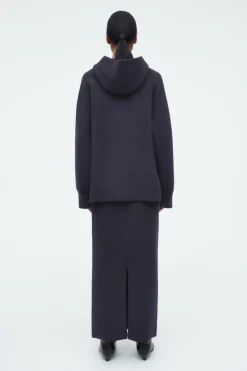 COS DOUBLE-FACED WOOL MAXI SKIRT-Women Skirts | Sweaters & Cardigans